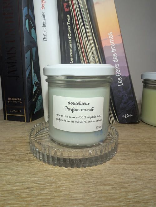 Bougie Artisanale Monoï - 167 ml