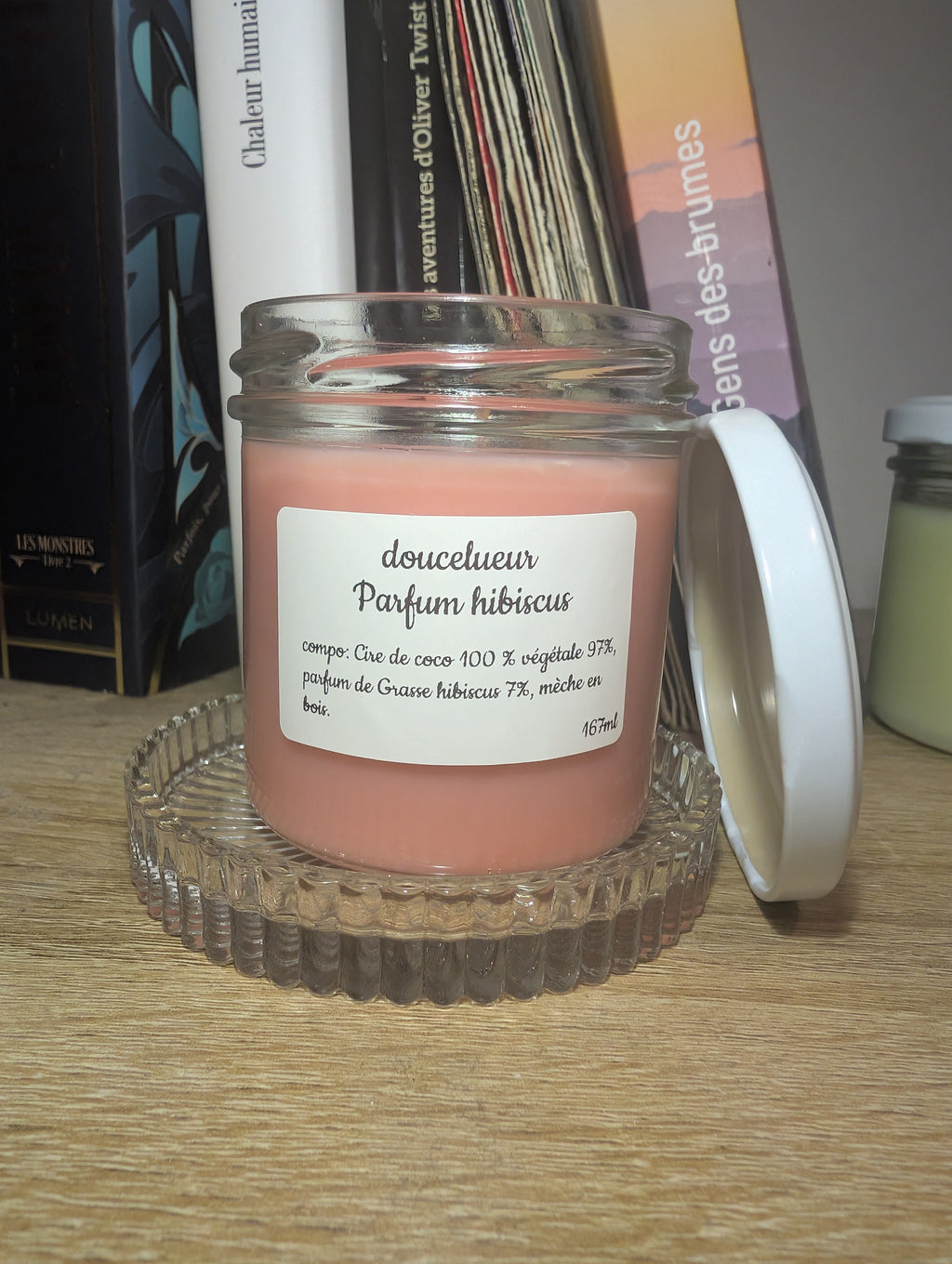 Bougie Artisanale Hibiscus - 167 ml