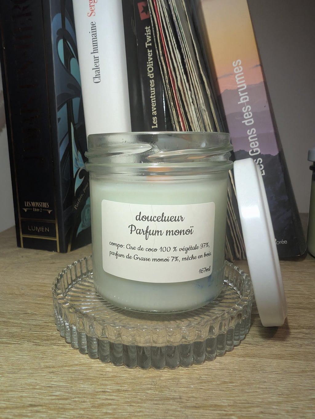 Bougie Artisanale Monoï - 167 ml